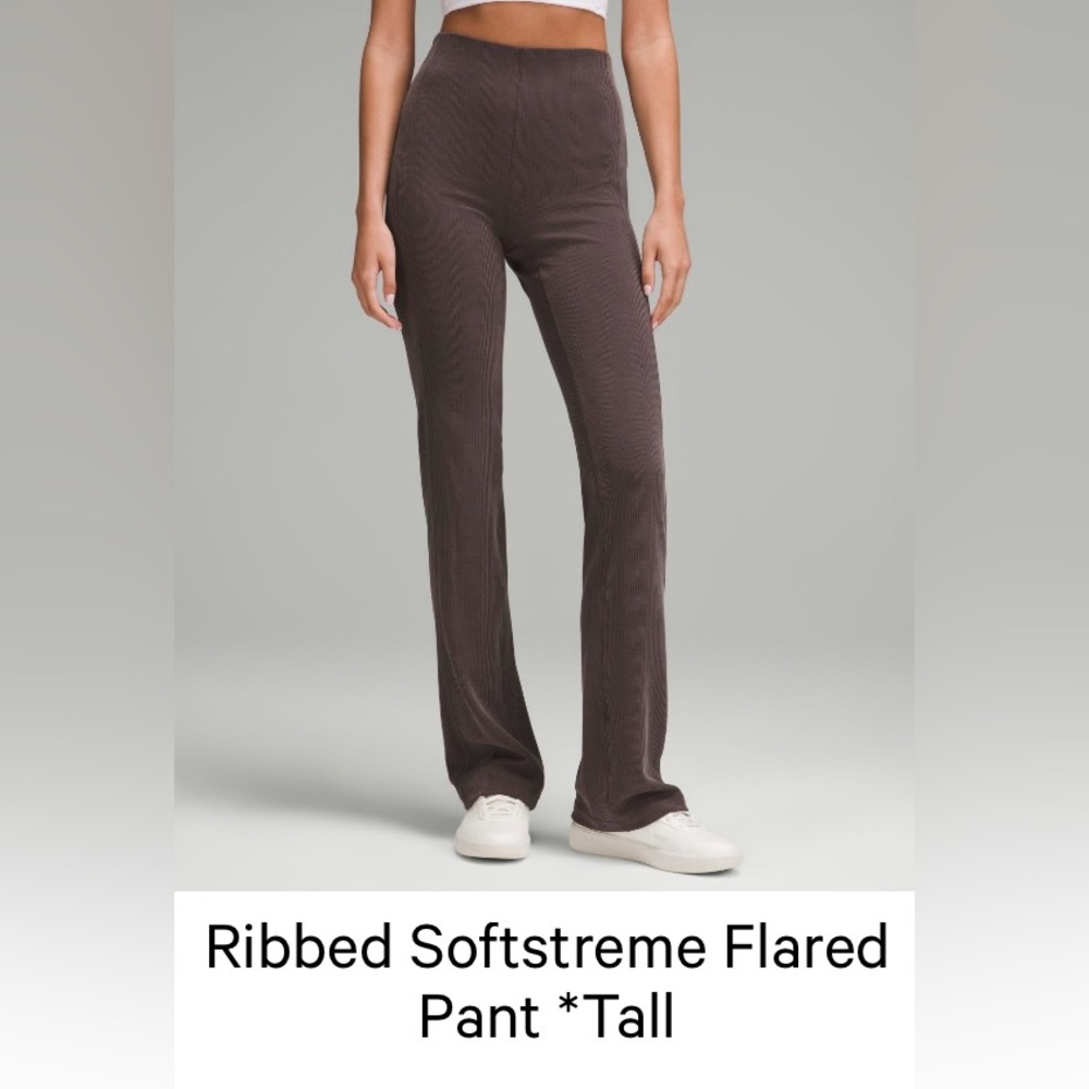 Lululemon Ribbed Softstreme Flared Pant - Tall